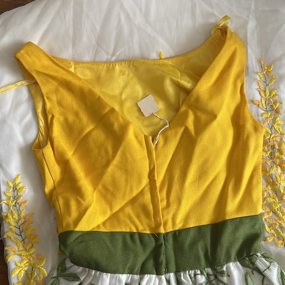 1950s vintage embroidered maxi dress - Picture 12 of 12